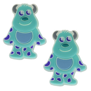 Aplique de Borracha, Monstros S A, Monstro James Sullivan, Azul/Roxo