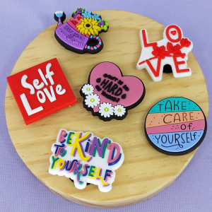 Kit Apliques Amor-Próprio para Babuche – 6 Unidades