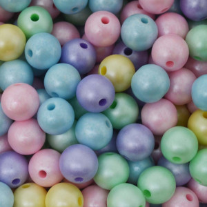 Bola Fosca, 10mm, Colorido Candy