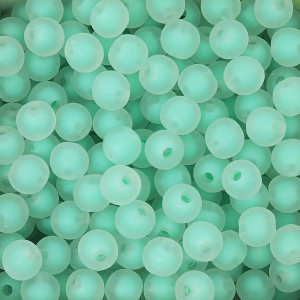 Bola Translúcida Fosca, 08mm, Verde Claro