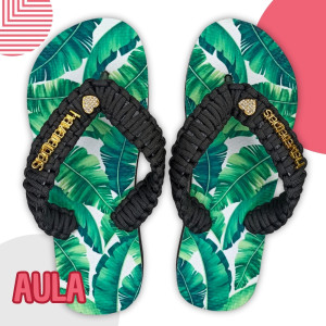 Chinelo com Macramê, Piercings de Rebite e Lonita Termocolante - Inspiração Marca Famosa - Aula 012