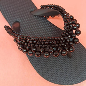 Trama de Pérolas Antúrio, Preto