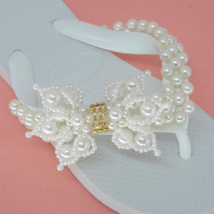 Trama de Pérolas Azaleia, Branco