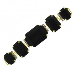 Cabedal Nara, Passante, Preto