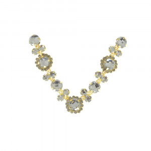 Cabedal Infantil Lucy, Banhado, Rebite, Cristal