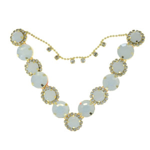 Cabedal Paula, Banhado, Rebite, Branco Opal