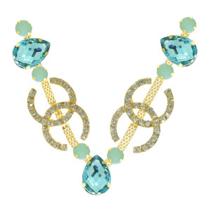 Cabedal Chanelle, Banhado, Rebite, Tiffany