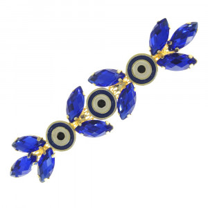 Cabedal Dafne, Banhado, Rebite, Olho Grego, Azul