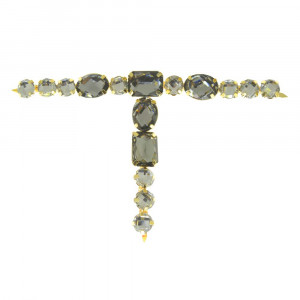 Cabedal Viviane, Banhado, Garra, Fumê/Cristal