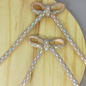 Cabedal 74005 Laço Meia Cana 10mm, Tecido, Rosé/Furtacor