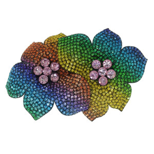 Cabedal Flor Dupla, Tecido, Colorido