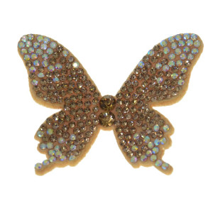 Cabedal Paloma, Tecido, Borboleta, Marrom/Furtacor