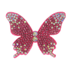 Cabedal Paloma, Tecido, Borboleta, Rosa Pink/Furtacor