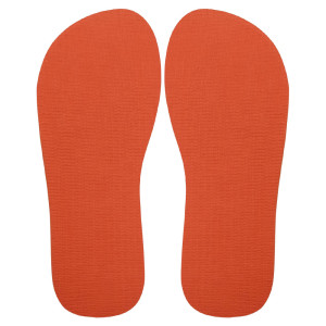 Sola Basic, 100% Borracha, Laranja Vibrante