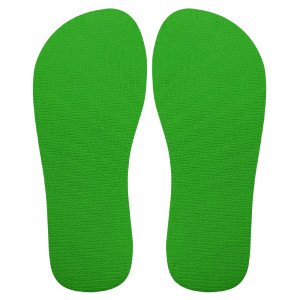 Sola Basic, 100% Borracha, Verde Limão