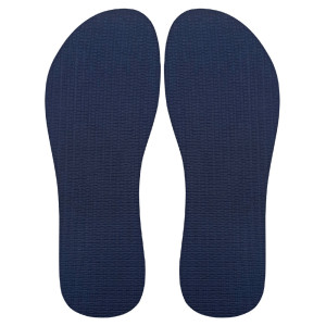 Sola Slim, 100% Borracha, Azul Marinho