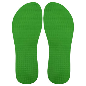 Sola Slim, 100% Borracha, Verde Limão