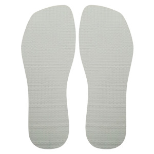 Sola Slim Square, 100% Borracha, Branco