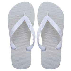 Chinelo Basic, Sr.Chinelo, 100% Borracha, Branco