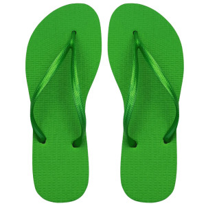 Chinelo Slim, Sr.Chinelo, 100% Borracha, Verde Limão