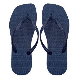 Chinelo Slim Square, Sr.Chinelo, 100% Borracha, Azul Marinho