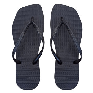 Chinelo Slim Square, Sr.Chinelo, 100% Borracha, Preto