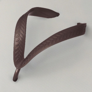 Correia Larga para Chinelo, Marrom