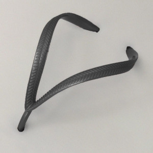 Correia Slim para Chinelo, Grafite Perolado