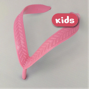 Correia Larga para Chinelo Infantil, Rosa Glacê