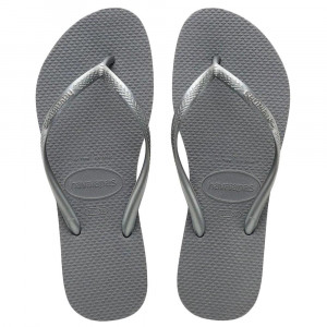 Sandálias Havaianas Slim, Cinza Aço
