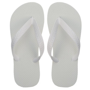 Chinelo Basic, Sr.Chinelo, 100% Borracha, Branco