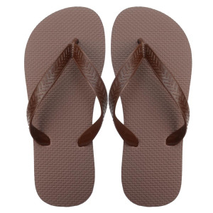 Chinelo Basic, Sr.Chinelo, 100% Borracha, Marrom Cacau