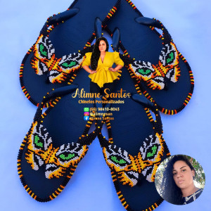 Havaianas Onça de Borboleta- Alimne Santos
