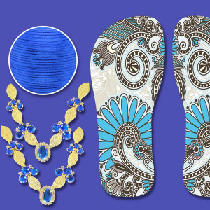 Lonita Mandala com Cabedal Pietra Azul