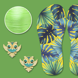 Piercing Mini Coruja e Lonita Costela de Adão