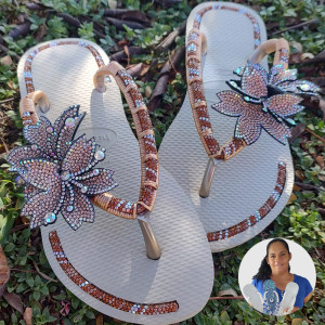 Chinelo Personalizado Geórgia - Danielli Ferreira 