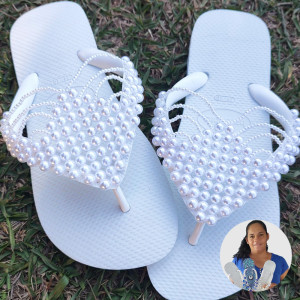 Sandália de Pérolas - Danielli Ferreira