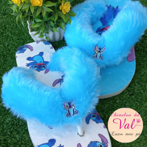 Chinelufa do Stitch - Chinelos da Val 