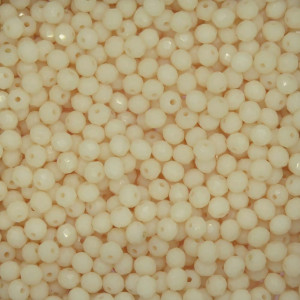 Cristal de Vidro, Rondel, 04mm, Salmão