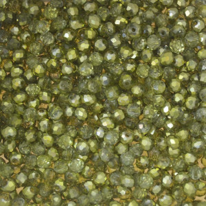 Cristal de Vidro, 04mm, Mesclado Metalizado/Transparente Verde Pistache