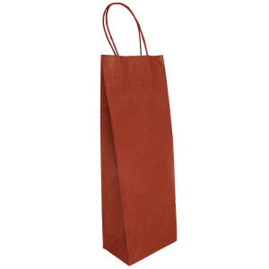 Sacola, 12cm x 36cm, Vermelho