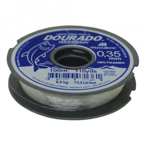 Linha de Nylon, Dourado Premium, 0.35mm