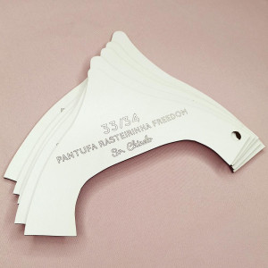 Molde MDF, Pantufa Rasteirinha Freedom