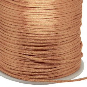 Fio de Seda, 1mm, Marrom Cobre