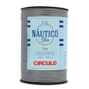 Fio Náutico Slim, Polipropileno, 3mm, Alumínio