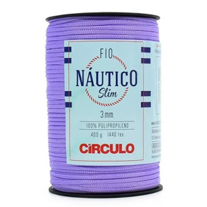Fio Náutico Slim, Polipropileno, 3mm, Lilás