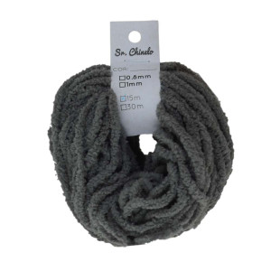 Fio de Lã, Ternura, 3mm, Cinza