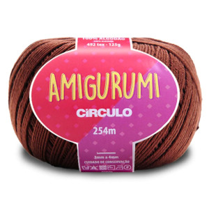 Fio Linha para Crochê, Círculo, Amigurumi, Brigadeiro