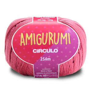 Fio Linha para Crochê, Círculo, Amigurumi, Roseira