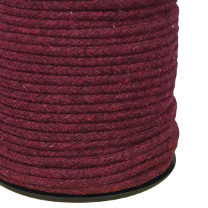 Cordão de Algodão com Alma, 3mm, Vinho